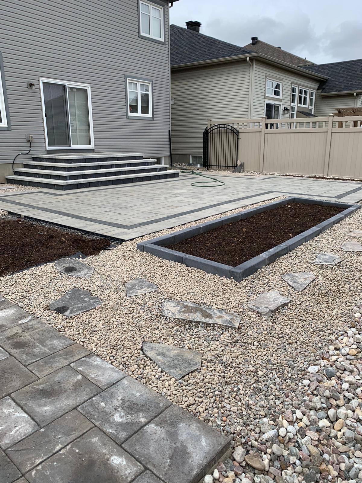 Raised Planter Patio — Patio