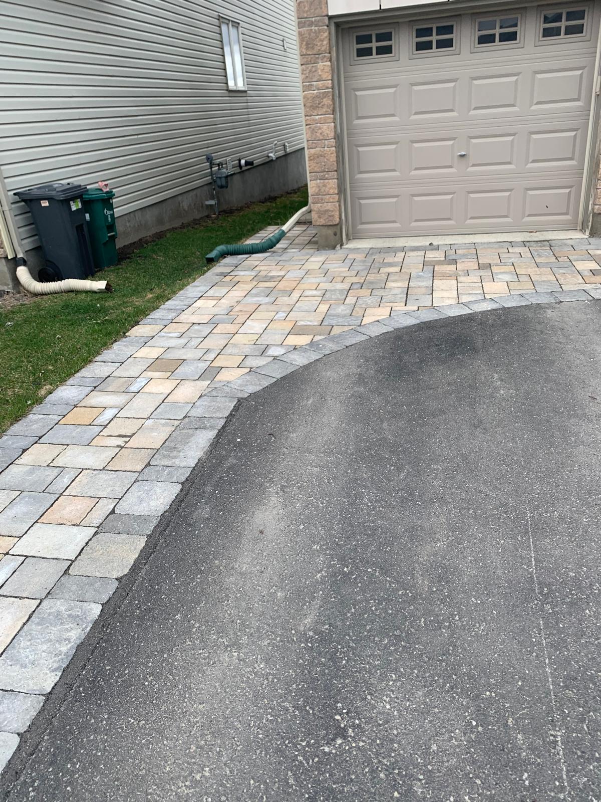 Curved Driveway Apron — Driveway