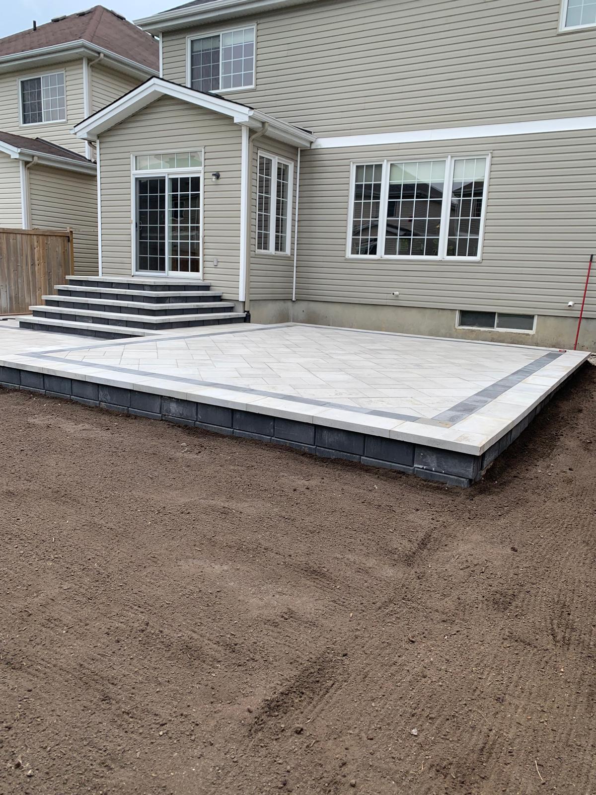 Raised Backyard Terrace — Patio