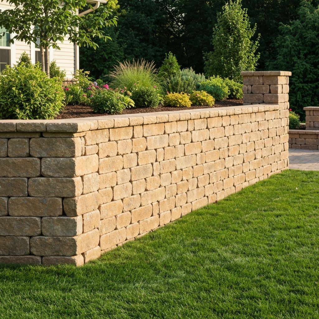 Highland Terrace — Retaining wall in Orléans